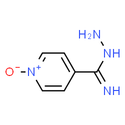 4-Pyridinecarboximidic acid, hydrazide, 1-oxide (9CI)结构式