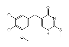 5-(3,4,5-trimethoxybenzyl)-2-methylthio-4-pyrimidone Structure