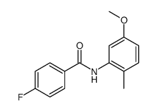 Benzamide, 4-fluoro-N-(5-methoxy-2-methylphenyl)- (9CI) picture