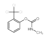 [2-(trichloromethyl)phenyl] N-methylcarbamate structure