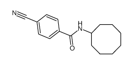 Benzamide, 4-cyano-N-cyclooctyl- (9CI) Structure