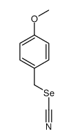 (4-methoxyphenyl)methyl selenocyanate结构式