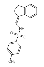 N-(2,3-dihydroinden-1-ylideneamino)-4-methyl-benzenesulfonamide Structure