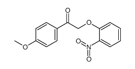 1-(4-methoxyphenyl)-2-(2-nitrophenoxy)ethanone结构式