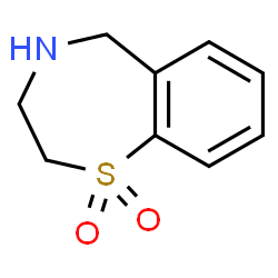 2,3,4,5-tetrahydrobenzo[f][1,4]thiazepine1,1-dioxide structure