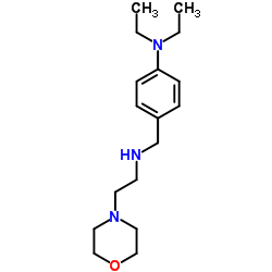 N,N-Diethyl-4-({[2-(4-morpholinyl)ethyl]amino}methyl)aniline Structure