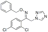 1-(2,4-dichlorophenyl)-2-(1H-1,2,4-triazol-1-yl)ethan-1-one O-(phenylmethyl)oxime Structure