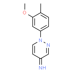 4(1H)-Pyridazinimine,1-(3-methoxy-4-methylphenyl)-(9CI) Structure