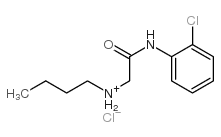 butyl-[(2-chlorophenyl)carbamoylmethyl]azanium chloride结构式