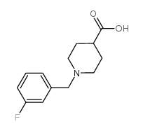 1-[(3-氟苯基)甲基]-4-哌啶甲酸图片