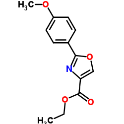 2-(4-甲氧基苯基)-噁唑-4-羧酸乙酯图片