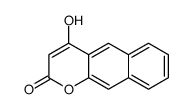 4-HYDROXY-2H-BENZO[G]CHROMEN-2-ONE结构式