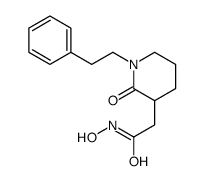 N-hydroxy-2-[2-oxo-1-(2-phenylethyl)piperidin-3-yl]acetamide Structure