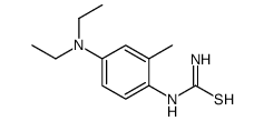 N-4-(二乙基氨基)-2-甲基苯基硫脲结构式