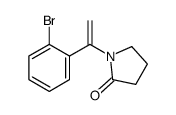 1-[1-(2-bromophenyl)ethenyl]pyrrolidin-2-one Structure