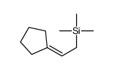 2-cyclopentylideneethyl(trimethyl)silane Structure