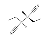 meso-2,3-Diethyl-2,3-dimethylsuccinonitrile结构式