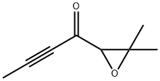 2-Butyn-1-one,1-(3,3-dimethyl-2-oxiranyl)- Structure