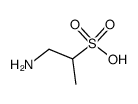 2-amino-1-methylethanesulfonic acid结构式