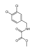 methyl 2-[(3,4-dichlorophenyl)methylamino]-2-oxoacetate Structure