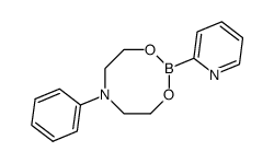 pyridine-2-boronic acid N-phenyldiethanolamine ester结构式