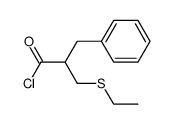 2-benzyl-3-(ethylthio)propanoyl chloride结构式