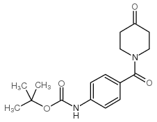 N-boc-4-(4-氧代-哌啶-1-羰基)苯胺图片