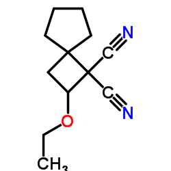 2-Ethoxyspiro[3.4]octane-1,1-dicarbonitrile结构式