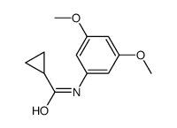 N-(3,5-dimethoxyphenyl)cyclopropanecarboxamide结构式