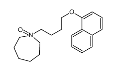 1-(4-naphthalen-1-yloxybutyl)-1-oxidoazepan-1-ium Structure