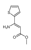 methyl 3-amino-3-thiophen-2-ylprop-2-enoate Structure