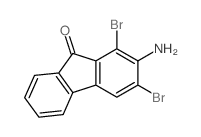 2-amino-1,3-dibromo-fluoren-9-one Structure