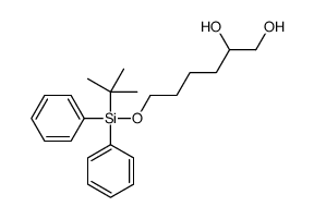 6-[tert-butyl(diphenyl)silyl]oxyhexane-1,2-diol Structure