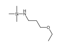 3-ethoxy-N-trimethylsilylpropan-1-amine结构式