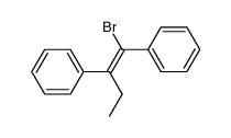 (Z)-1-Bromo-1,2-diphenyl-1-butene structure