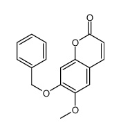 6-methoxy-7-phenylmethoxychromen-2-one结构式