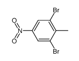 1,3-二溴-2-甲基-5-硝基苯结构式