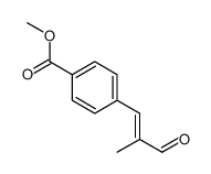 methyl 4-(2-methyl-3-oxoprop-1-enyl)benzoate Structure