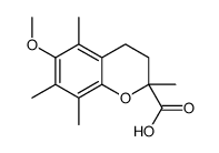 6-METHOXY-2,5,7,8-TETRAMETHYL-CHROMAN-2-CARBOXYLIC ACID Structure