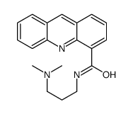 4-Acridinecarboxamide, N-(3-(dimethylamino)propyl)-结构式