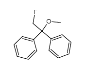 2-fluoro-1-methoxy-1,1-diphenylethane Structure