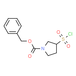 (R)-1-Cbz-pyrrolidine-3-sulfonyl Chloride structure