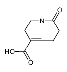 5-oxo-2,3,6,7-tetrahydropyrrolizine-1-carboxylic acid Structure