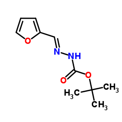 Hydrazinecarboxylic acid, (2-furanylmethylene)-, 1,1-dimethylethyl ester (9CI) Structure