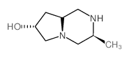 (3S,7R)-3-methyl-1,2,3,4,6,7,8,8a-octahydropyrrolo[1,2-a]pyrazin-7-ol结构式