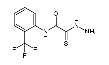 2-hydrazinyl-2-thioxo-N-(2-(trifluoromethyl)phenyl)acetamide Structure