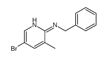 N-benzyl-5-bromo-3-methylpyridin-2-amine Structure