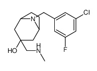 8-(3-CHLORO-5-FLUOROBENZYL)-3-((METHYLAMINO)METHYL)-8-AZA-BICYCLO[3.2.1]OCTAN-3-OL Structure