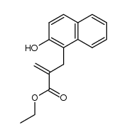 [(hydroxy-2' naphthyl)-1]-3 methylene-2 propionate d'ethyle Structure