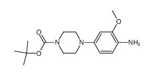 tert-Butyl 4-(4-amino-3-methoxyphenyl)piperazine-1-carboxylate picture